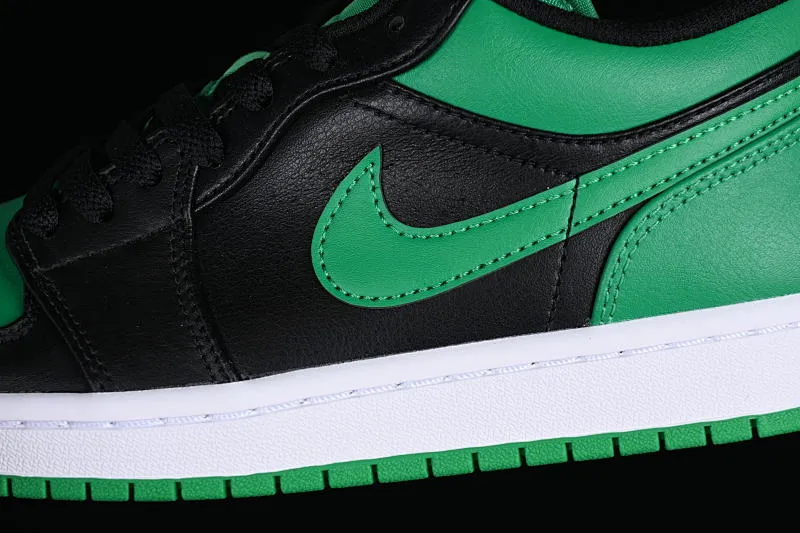 All categories Air Jordan Jordan series basketball shoes Air Jordan 1 Low G version pure original Air Jordan 1 Low "Lucky Green" AJ1 Joe 1 black green low-top basketball shoes 553558-065